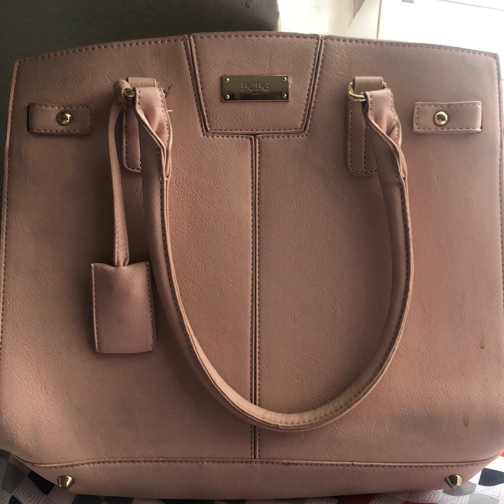 BCBG Paris cream purse